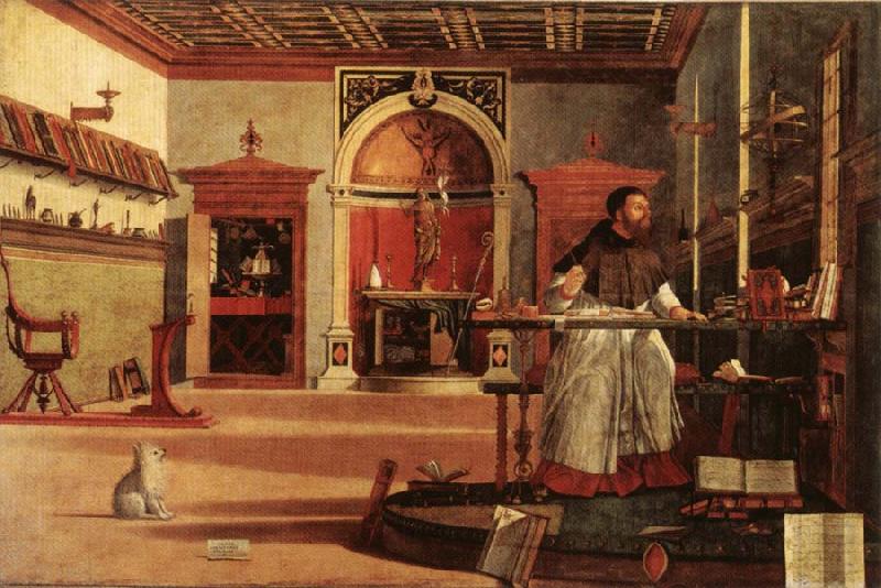 Vittore Carpaccio Saint Augustine in His Study Sweden oil painting art